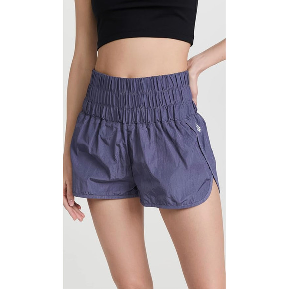 FREE PEOPLE MOVEMENT The Way Home Shorts Lined in Deep Sea - Picture 2 of 14